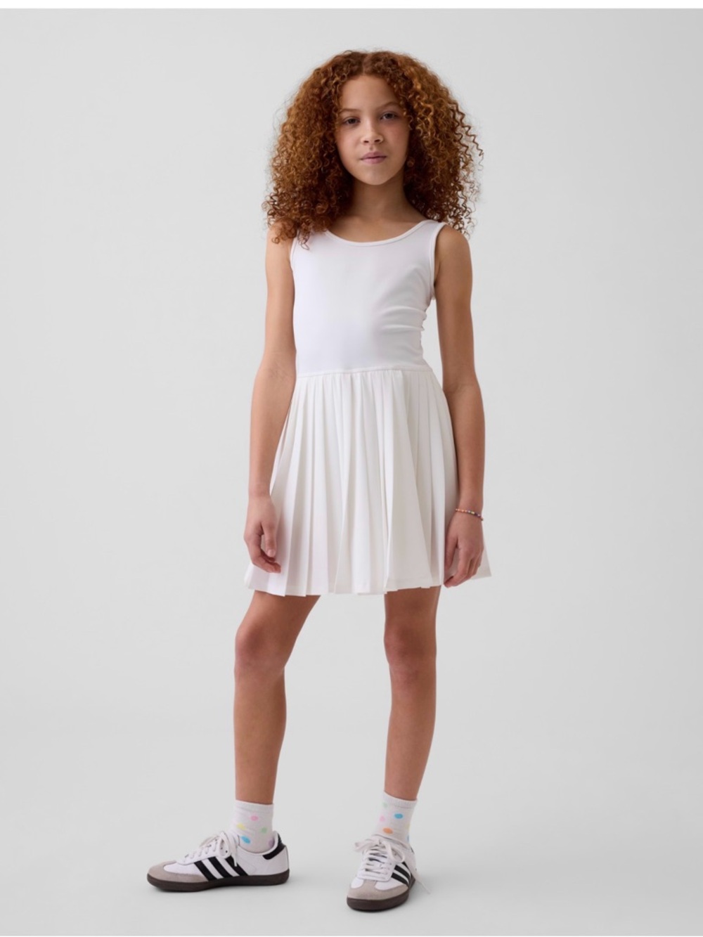 GAP White Pleated Tank Dress - Picture 3 of 6